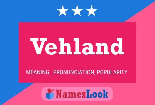 ملصق اسم Vehland