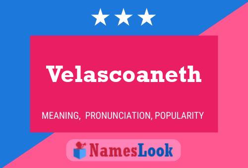 ملصق اسم Velascoaneth