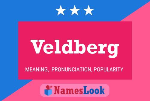 ملصق اسم Veldberg