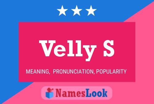 ملصق اسم Velly S