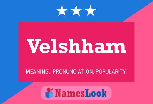 ملصق اسم Velshham