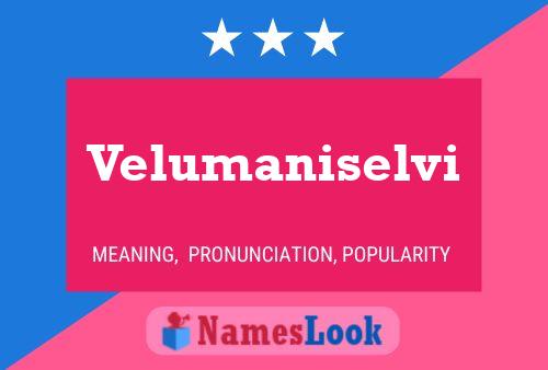 ملصق اسم Velumaniselvi