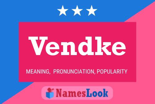 ملصق اسم Vendke