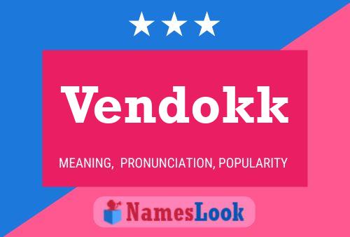 ملصق اسم Vendokk