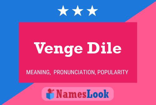 ملصق اسم Venge Dile