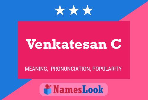 ملصق اسم Venkatesan C