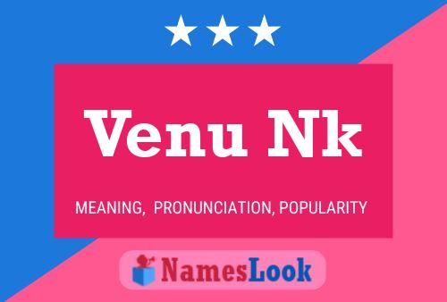 ملصق اسم Venu Nk