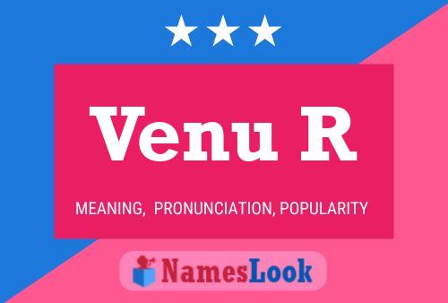 ملصق اسم Venu R