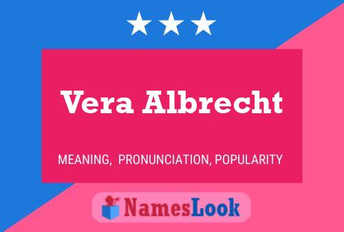 ملصق اسم Vera Albrecht