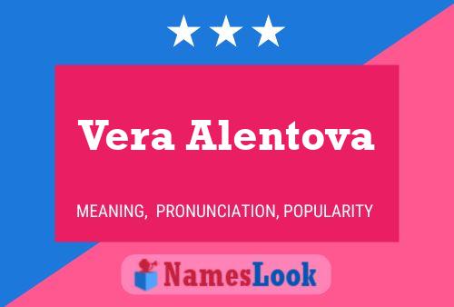 ملصق اسم Vera Alentova