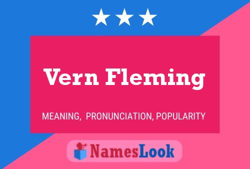 ملصق اسم Vern Fleming