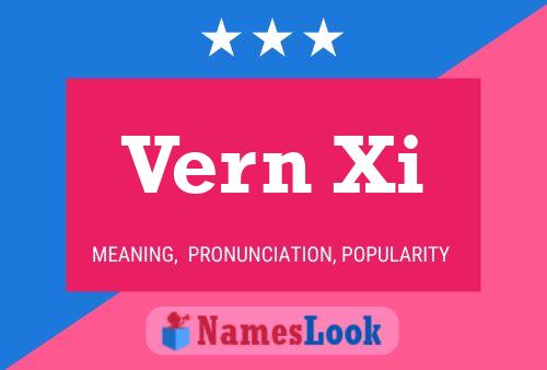 ملصق اسم Vern Xi