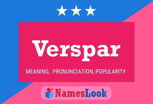 ملصق اسم Verspar