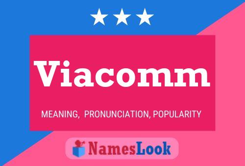 ملصق اسم Viacomm