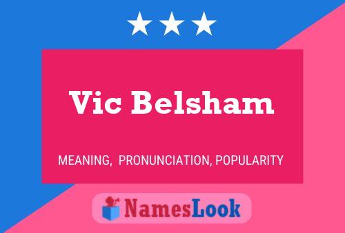 ملصق اسم Vic Belsham