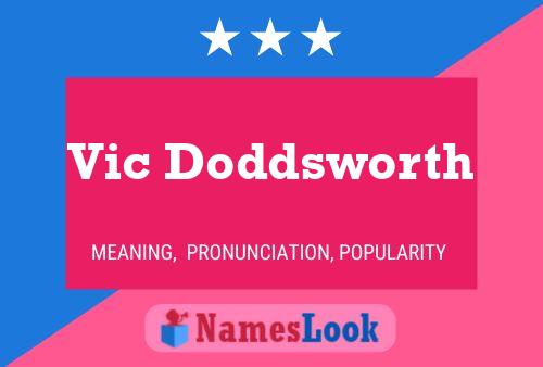 ملصق اسم Vic Doddsworth