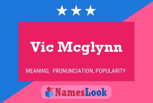 ملصق اسم Vic Mcglynn