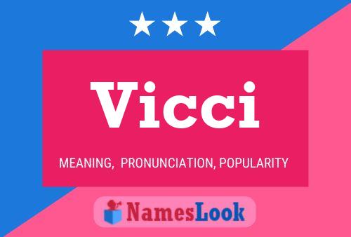 ملصق اسم Vicci