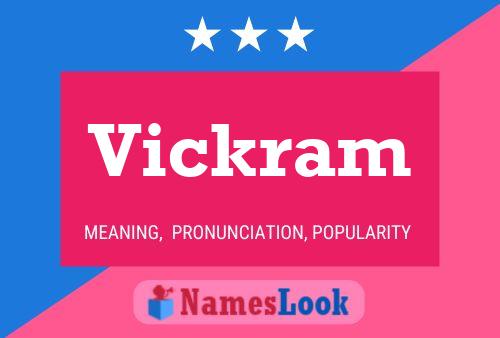 ملصق اسم Vickram