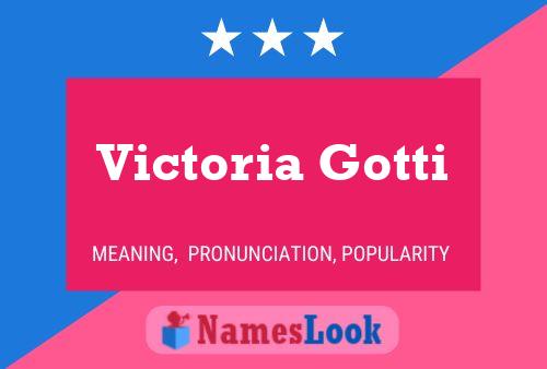 ملصق اسم Victoria Gotti