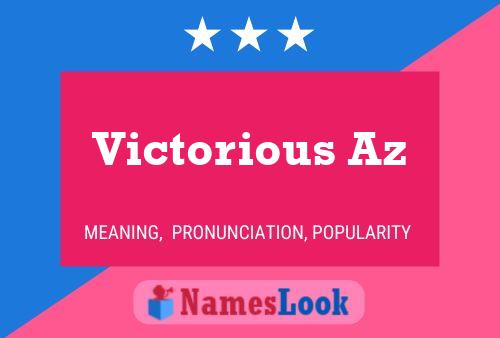 ملصق اسم Victorious Az