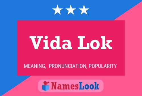 ملصق اسم Vida Lok