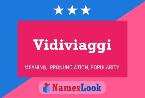 ملصق اسم Vidiviaggi