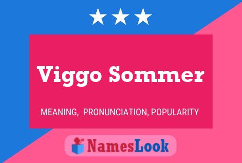 ملصق اسم Viggo Sommer