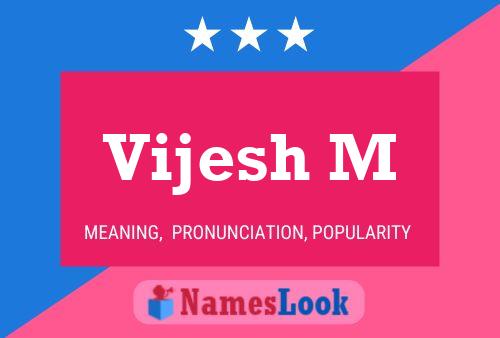 ملصق اسم Vijesh M