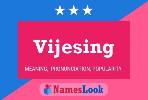 ملصق اسم Vijesing