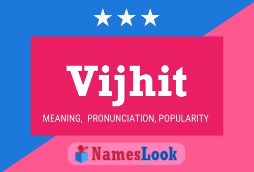 ملصق اسم Vijhit