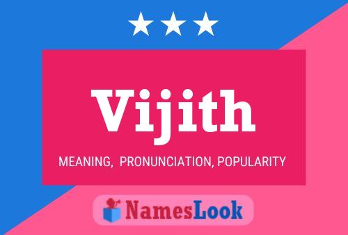 ملصق اسم Vijith