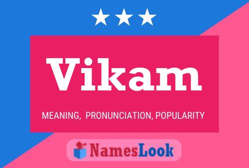 ملصق اسم Vikam