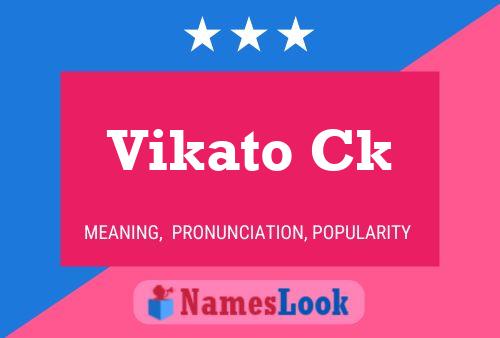 ملصق اسم Vikato Ck