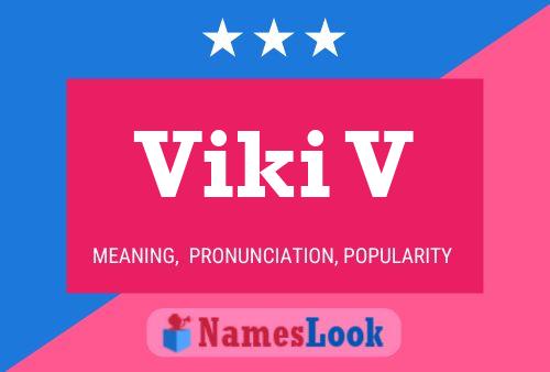 ملصق اسم Viki V