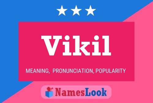 ملصق اسم Vikil