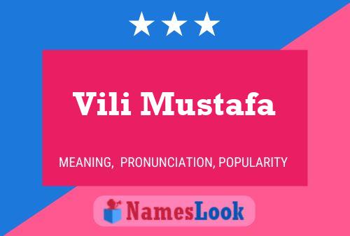 ملصق اسم Vili Mustafa