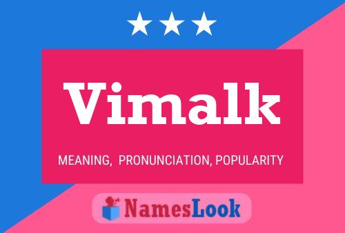 ملصق اسم Vimalk