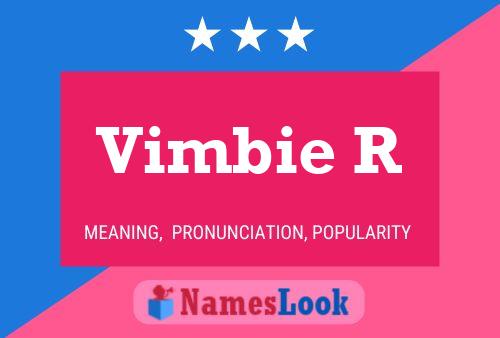 ملصق اسم Vimbie R