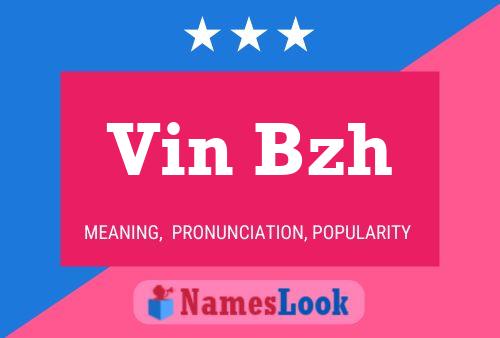 ملصق اسم Vin Bzh