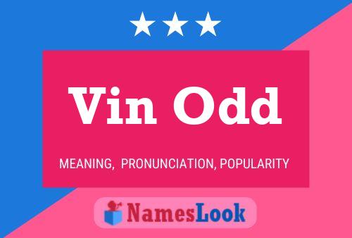 ملصق اسم Vin Odd