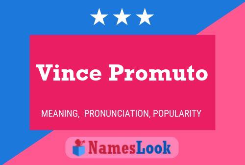 ملصق اسم Vince Promuto