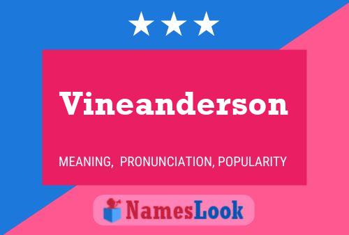 ملصق اسم Vineanderson