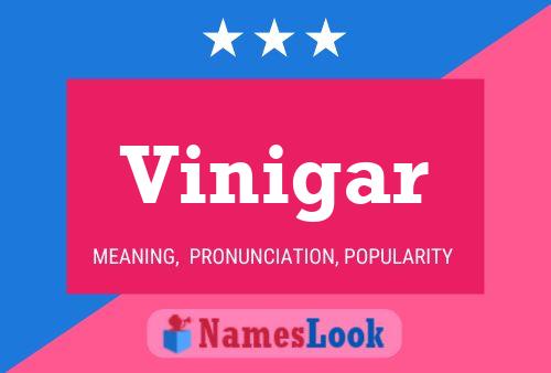 ملصق اسم Vinigar