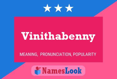 ملصق اسم Vinithabenny