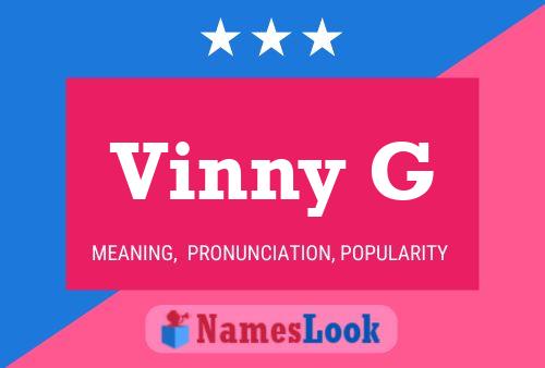 ملصق اسم Vinny G