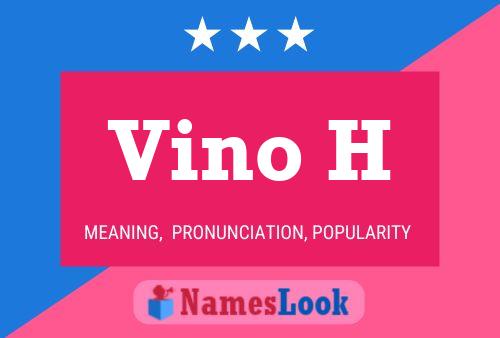 ملصق اسم Vino H