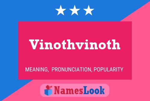 ملصق اسم Vinothvinoth