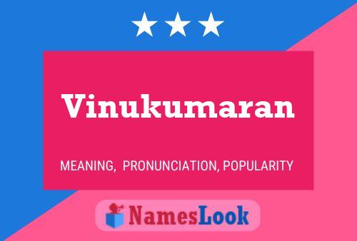 ملصق اسم Vinukumaran