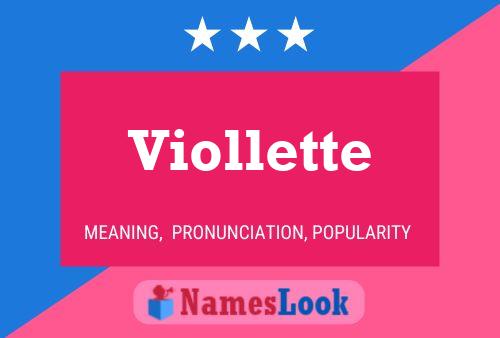 ملصق اسم Viollette